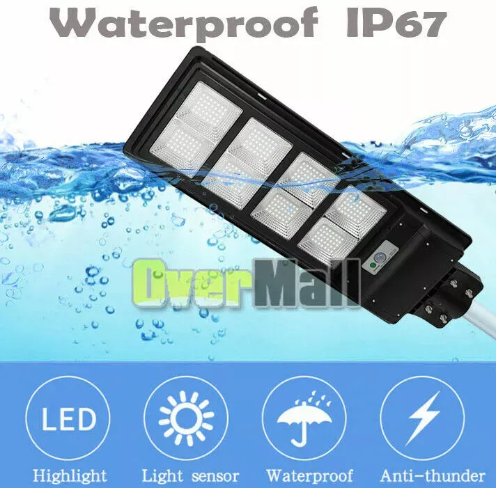 🔥💡Waterproof Outdoor 240W Integrated LED Solar Street Light  🎉（004）👇