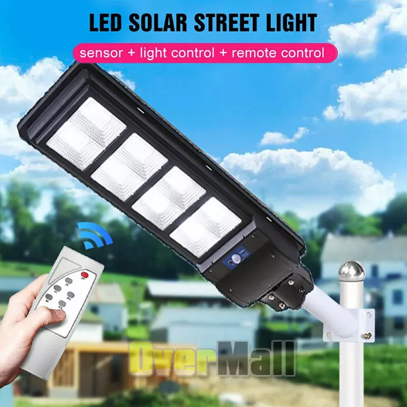 🔥💡Waterproof Outdoor 240W Integrated LED Solar Street Light  🎉（004）👇