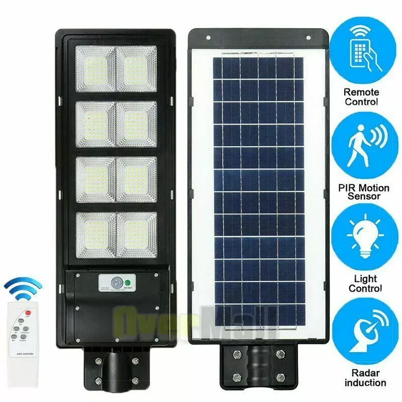 🔥💡Waterproof Outdoor 240W Integrated LED Solar Street Light  🎉（004）👇