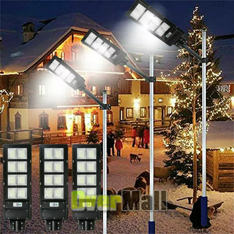 🔥💡Waterproof Outdoor 240W Integrated LED Solar Street Light  🎉（004）👇