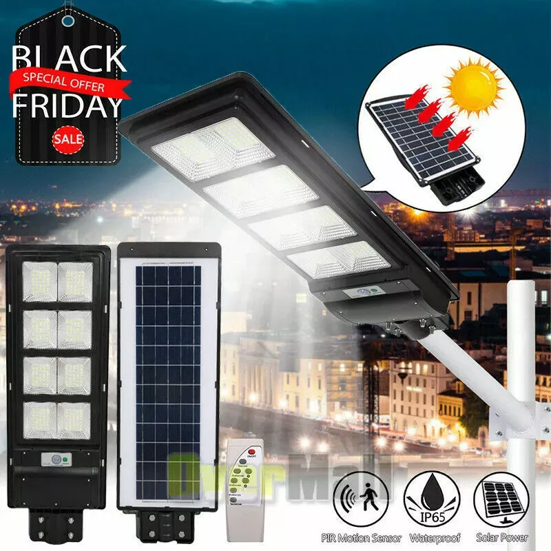 🔥💡Waterproof Outdoor 240W Integrated LED Solar Street Light  🎉（004）👇