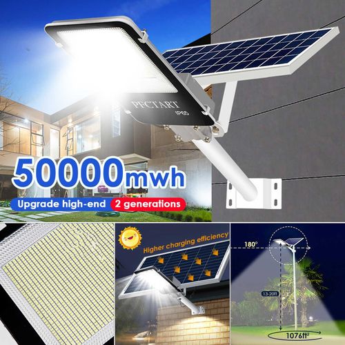 🔥💡Outdoor Solar Street Light Commercial Dusk To Dawn Big Road Lamp （017）🎉👇