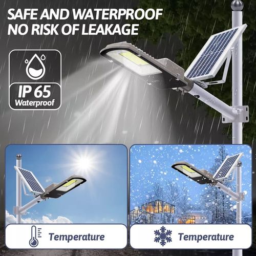 🔥💡Outdoor Solar Street Light Commercial Dusk To Dawn Big Road Lamp （017）🎉👇