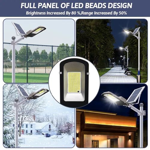 🔥💡Outdoor Solar Street Light Commercial Dusk To Dawn Big Road Lamp （017）🎉👇