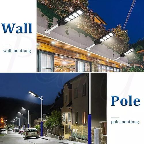 🔥💡Solar LED Street Light with Remote Sensor Waterproof Outdoor Light（001）🎉👇