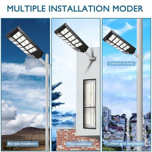 🔥💡360W Commercial Solar Street Flood Light Dusk to Dawn Road Outdoor Wall Lamp（005）🎉👇