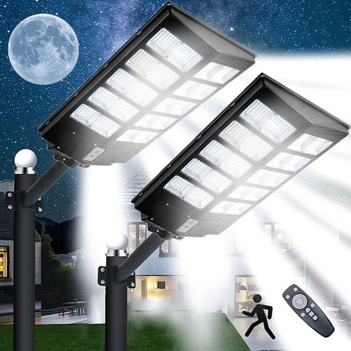 🔥💡360W Commercial Solar Street Flood Light Dusk to Dawn Road Outdoor Wall Lamp（005）🎉👇