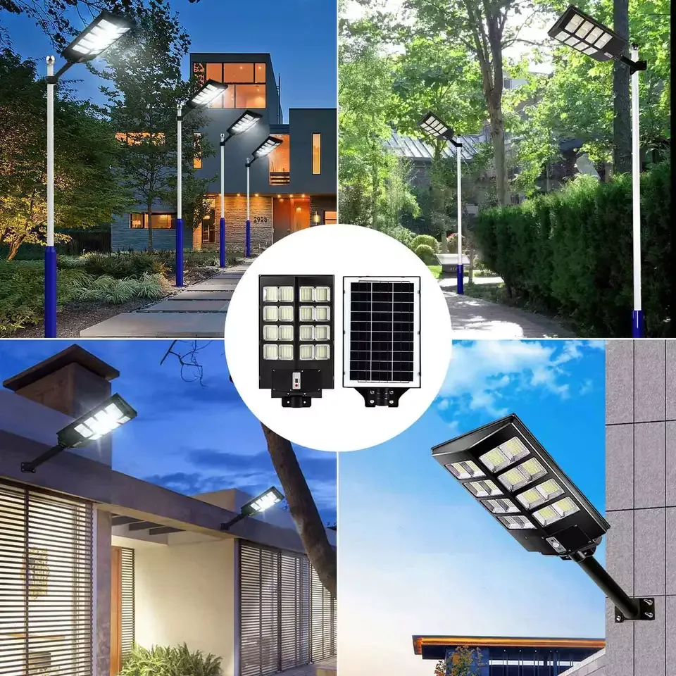 🔥💡360W Commercial Solar Street Flood Light Dusk to Dawn Road Outdoor Wall Lamp（005）🎉👇