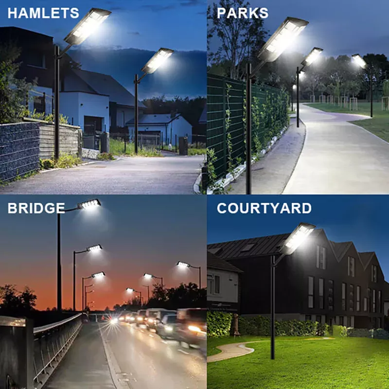 400W Solar Street Light Floodlight LED Area Dusk to Dawn Wall Light（006）