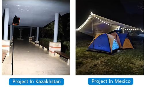 🔥💡outdoor new rechargeable Bluetooth portable flashlight music lamp portable portable portable solar projector.🎉👇