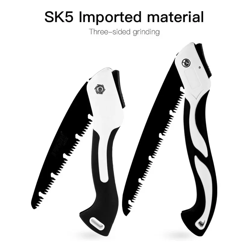 Folding Saw Long Blade Garden Saw Dry Wood Pruning Saw with Hard Teeth Camping Folding Hand Saw