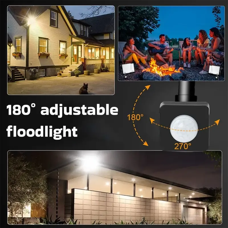🔥💡1 Set High Power Solar Street Lamp, Light Control Remote Control Timing Function, Large Capacity Battery, High Light Spotlight, Emergency Light, Wall Light, Long Life, IP67 Immersion Grade, Suitable For Outdoor, Square, Road🎉👇