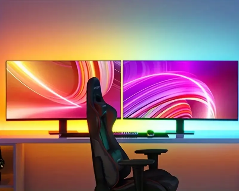 For Smart RGB LED Strip Lights with Motion Sensor  144 LEDs per Meter, App Control & Music Sync, Color Changing TV Backlight for Bedroom, USB Powered