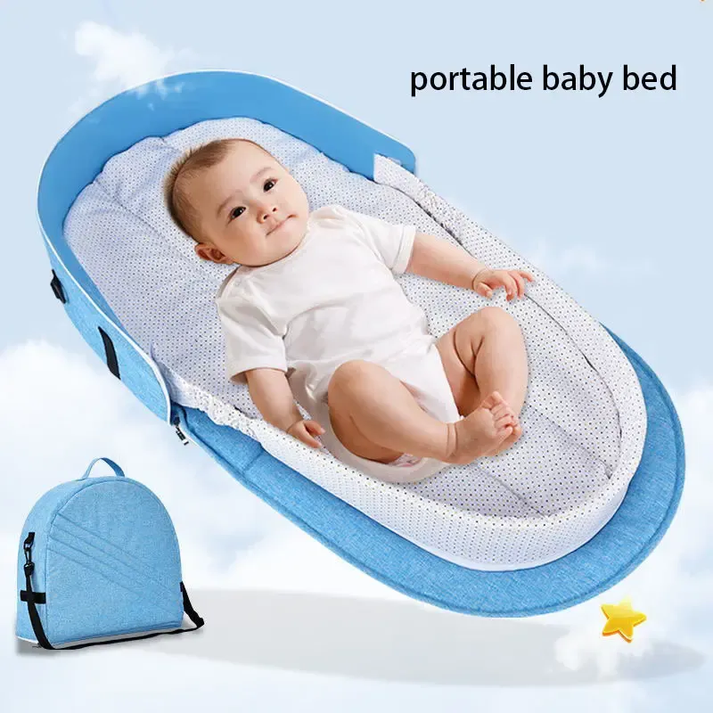 🔥💯Portable folding crib mosquito proof crib💫🎉👇