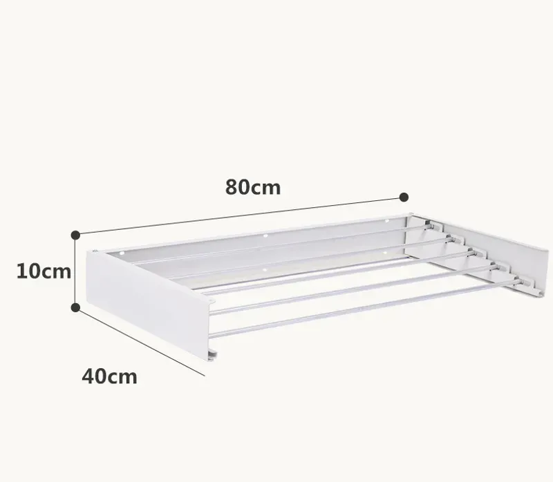 Household foldable wall mounted clothes towel drying rack laundry hanger racks