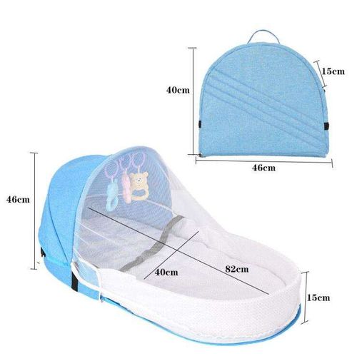 🔥💯Portable folding crib mosquito proof crib💫🎉👇