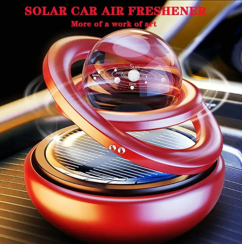 Automobile solar energy perfume durable fragrance odor removal suspended rotating