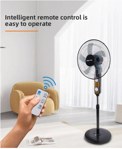 🔥🔥QUALITY SOLAR RECHARGEABLE STANDING FAN