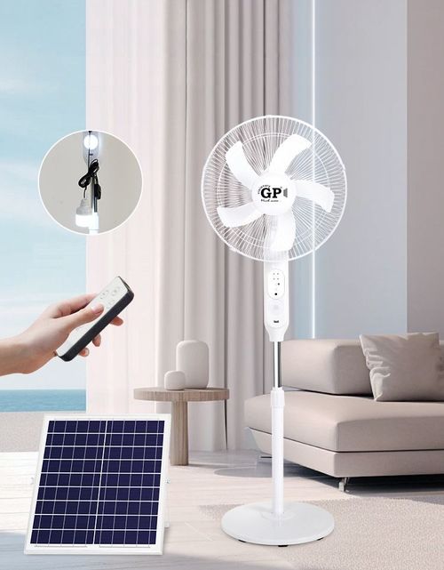 🔥🔥QUALITY SOLAR RECHARGEABLE STANDING FAN
