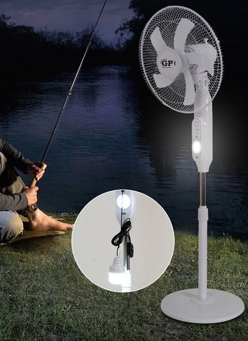 🔥🔥QUALITY SOLAR RECHARGEABLE STANDING FAN
