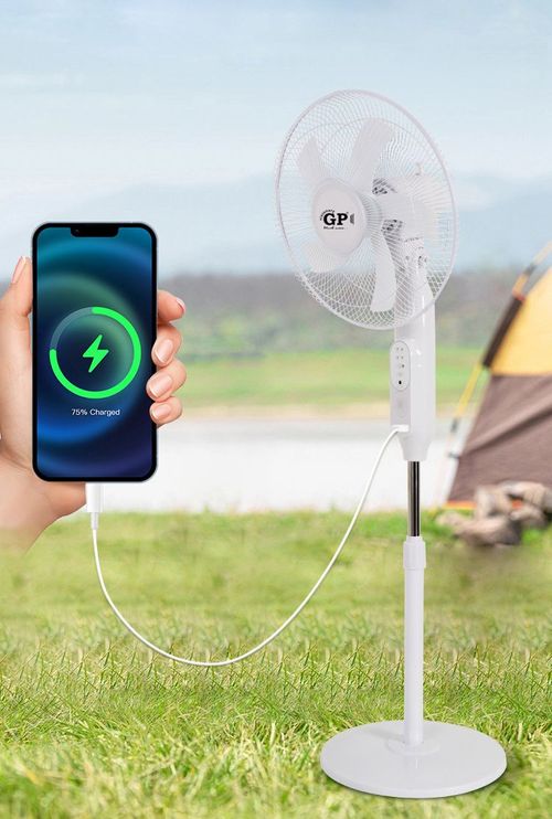 🔥🔥QUALITY SOLAR RECHARGEABLE STANDING FAN