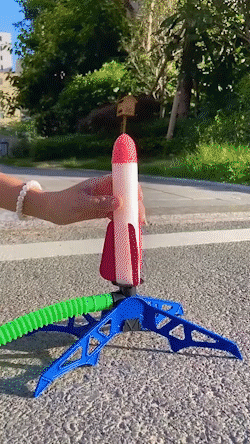 Outdoor Stomp Rocket Launcher Game for Kids✨🚀