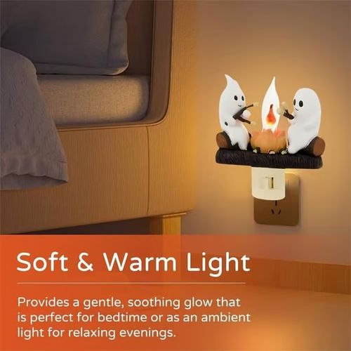 🔥Buy More Save More-🎃Ghost Campfire Nightlight 👻