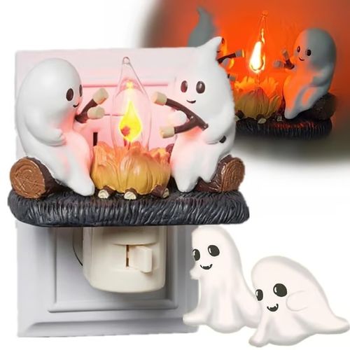 🔥Buy More Save More-🎃Ghost Campfire Nightlight 👻
