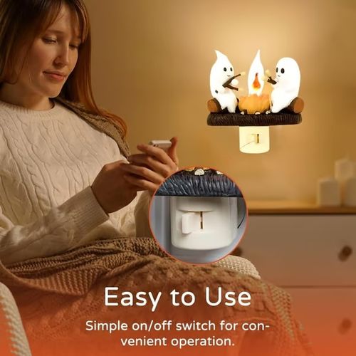 🔥Buy More Save More-🎃Ghost Campfire Nightlight 👻