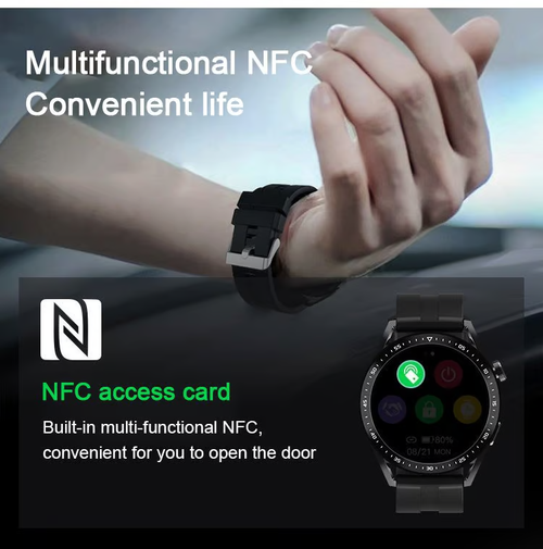 1pc Smartwatch, 3.53cm Full Touch Screen, Men Full Touch Screen Sport Fitness Watches, Multi-Sport Modes Music-Control Remote-Camera Wireless Call Women Smart Watch, Gifts For Friends Couples Wife Husband