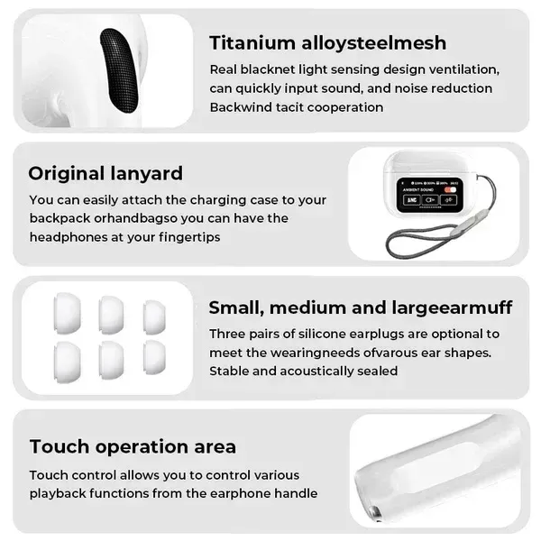Noise Cancelling Bluetooth Earbuds🚀Ghana Cash on Delivery Christmas Tree Earrings