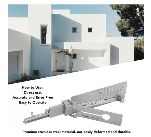 🔥 ⚒️Stainless Steel Master Key Decoder
