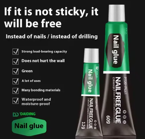 (🔥🔥🔥Buy one, get nineteen free—twenty items total🔥🔥🔥)Multifunctional nail-free adhesive for kitchen bathroom wall strong structural glass glue transparent non-porous household sundries
