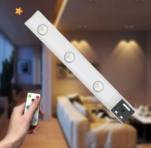（🔥Buy one, get one free Last Day Today!🔥）Remote-Controlled Under Cabinet Ambient Bar Light