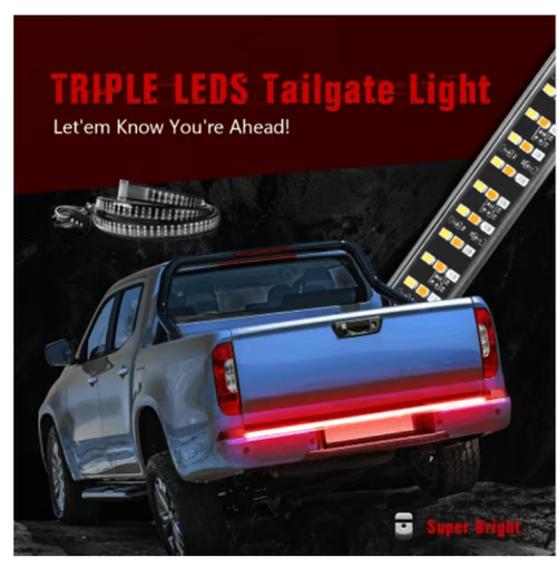 LED tailgate lights, turn signals and driving and reversing lights