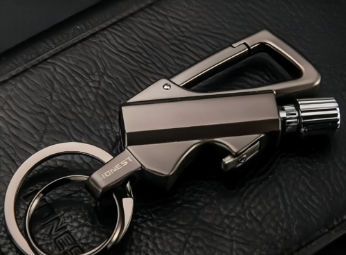 Permanent Match Infinity Lighter with Multitool Keychain Bottle Opener