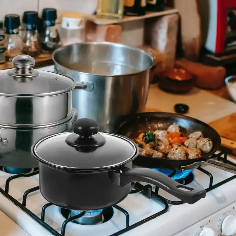 Hot-selling 13-piece pot set with non-stick soup pot milk pot frying pan