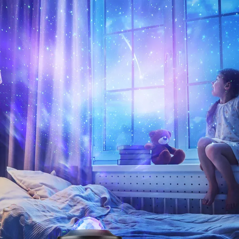 Galaxy Projector, Star Projector 3 In 1 Night Light Projector Works With Smart App & Alexa