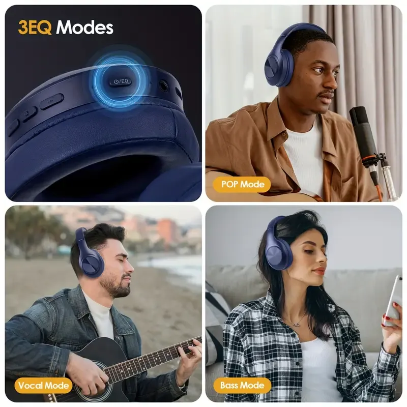 Siindoo Wireless Over-Ear Headphones