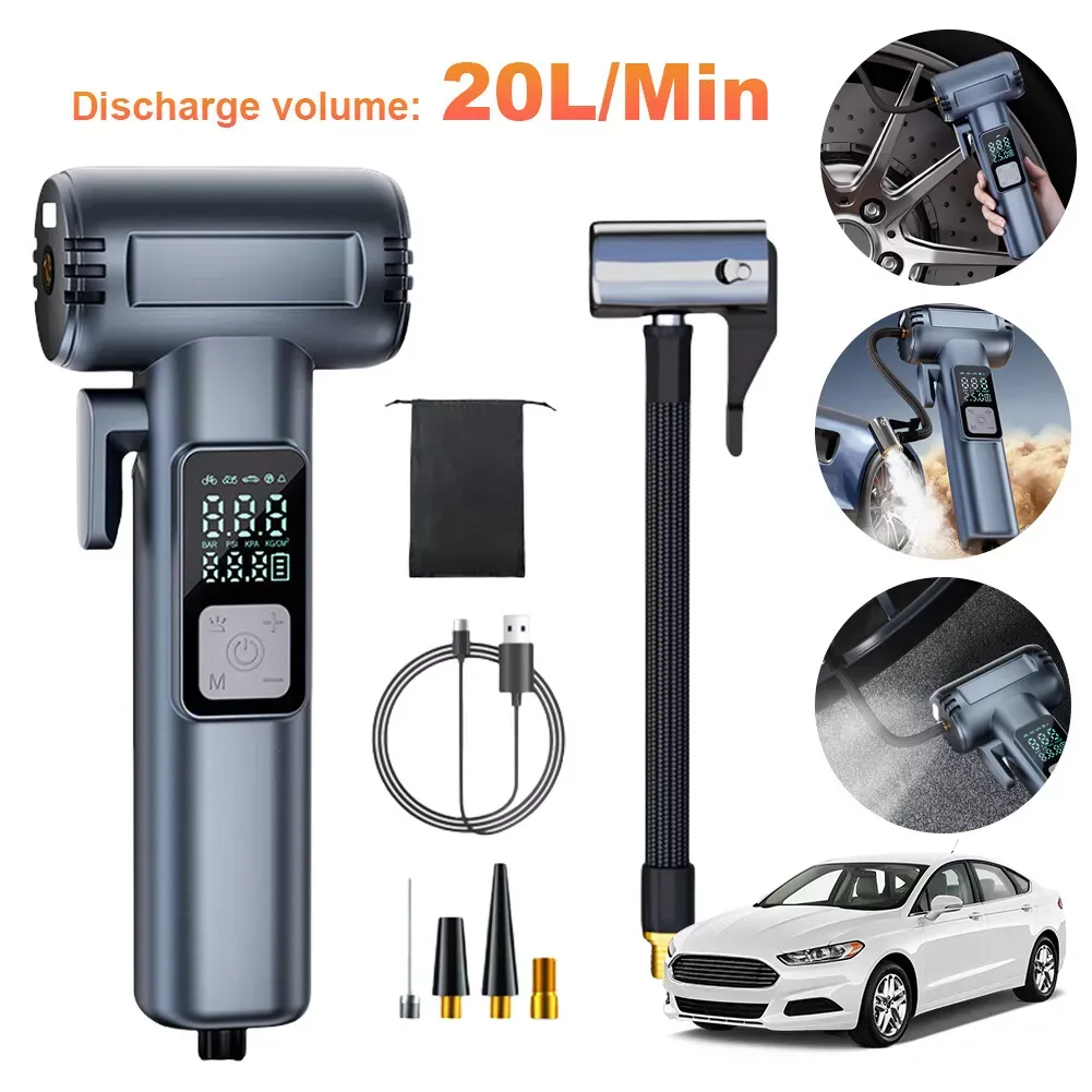 🚗Multi-function Portable Tire Air Compressor