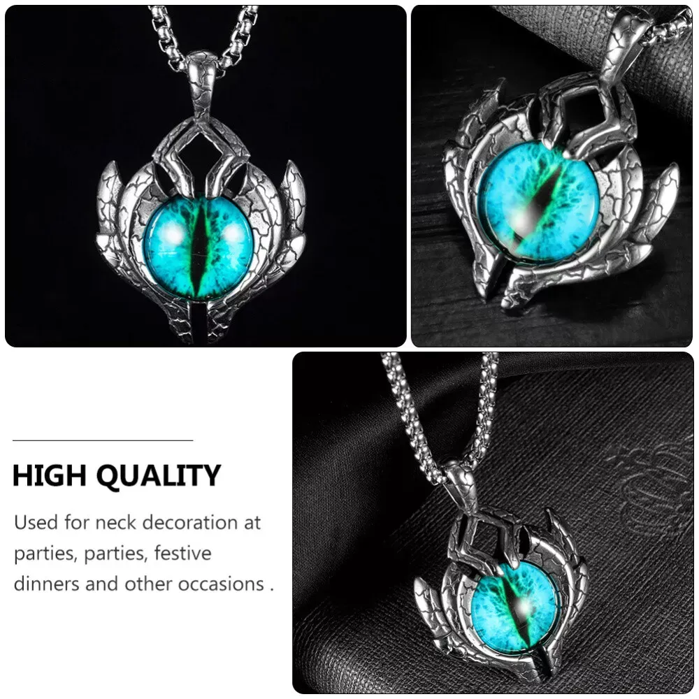 3 Count Devil Eye Necklace Man Accessories Fine Craftsmanship
