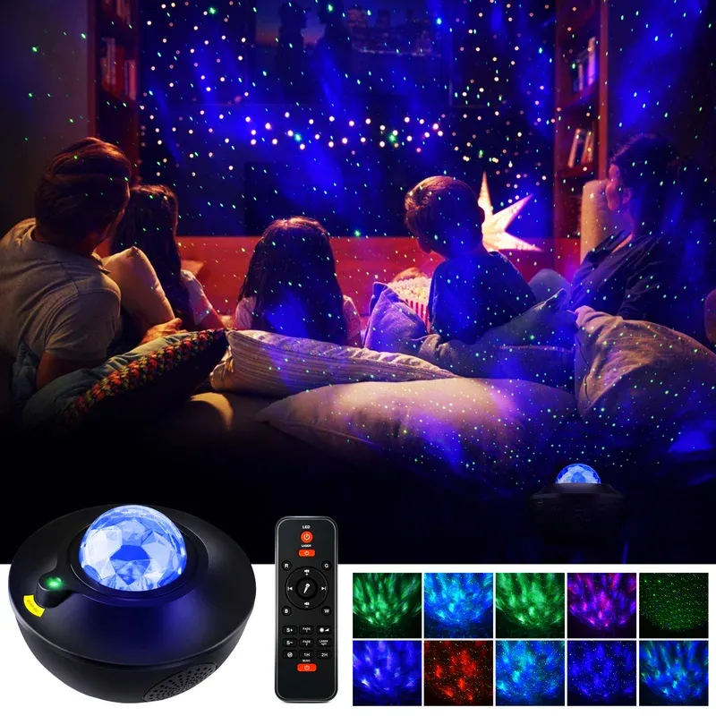 Galaxy Projector, Star Projector 3 In 1 Night Light Projector Works With Smart App & Alexa