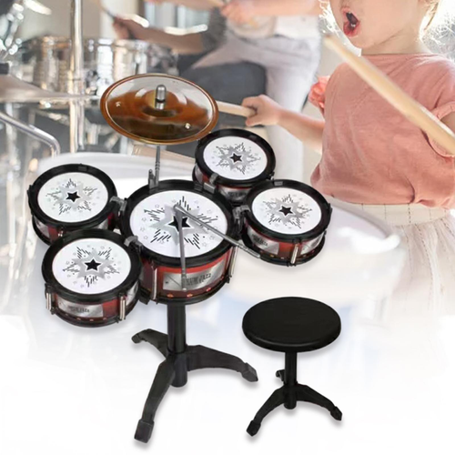 Beginners Kids Drum Set Musical Toys Playing Rhythm Beat Toy Toddlers