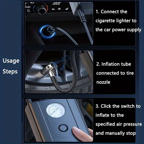 2 in 1 Noise Reduction Electric Rechargeable Air Pump