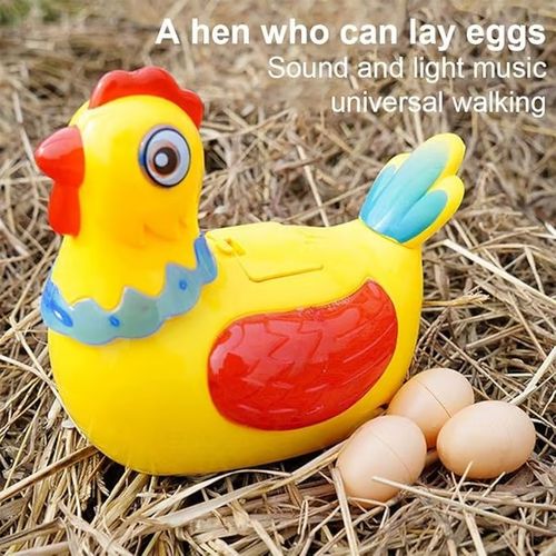 🔥Summer Hot Sale 49% OFF-Electric Egg-Laying Chicken Toy 🐔