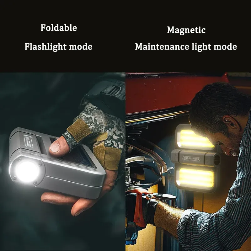 LEM Outdoor Camping Light With Ultra-Long Battery Life, Solar Charging Camping Light, Magnetic Multi-Mode Stepless Dimming, Home Power Outage Backup Artifact Lighting