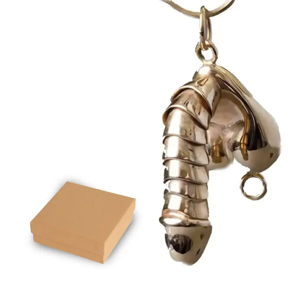 Sterling Silver Penis Pendant Pullable Penis Pendant, Hanging Male Sex Organ Pendant, Fun Gift