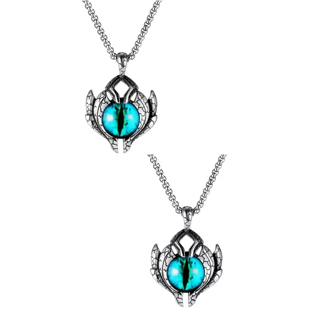 3 Count Devil Eye Necklace Man Accessories Fine Craftsmanship