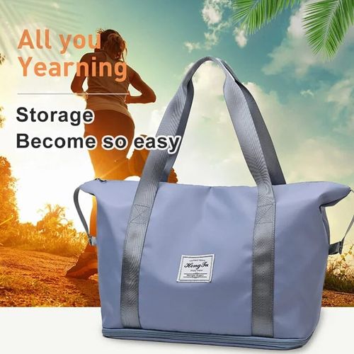 High-capacity Extensible Wet Separation Travelling Bag