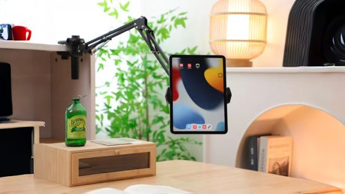 360-degree rotating adjustable and stable multifunctional aluminum alloy stand metal cantilever desktop mobile phone iPad stand